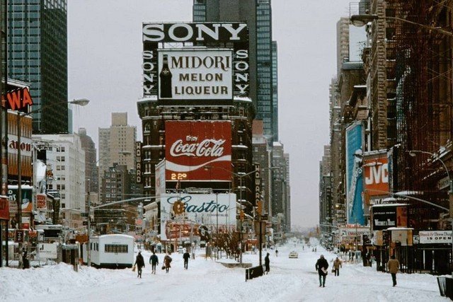 Нью-Йорк: атмосферные снимки прошлого столетия