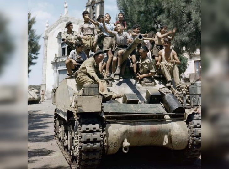 Редкие цветные фото Второй мировой войны