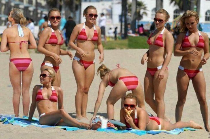 Смешные фото девушек на пляже: 30 снимков
